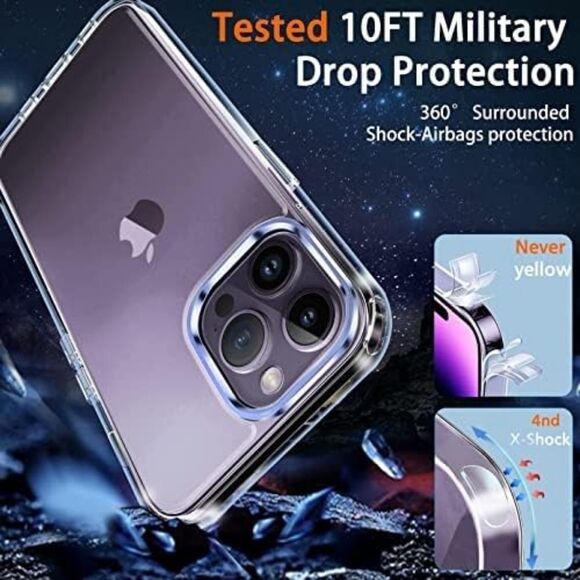 10 in 1 Installation Kit iPhone 14 Pro Max Case Clear Screen protector and more - Picture 5 of 8